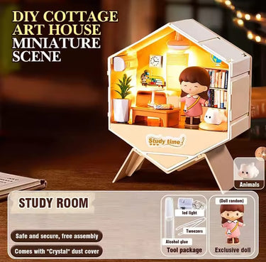 DIY Mini Creative Decoration Study Room